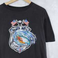 画像1: 80's BEACH BOYS "25th Anniversary Tour 1987" ロックバンドツアーTシャツ BLACK (1)