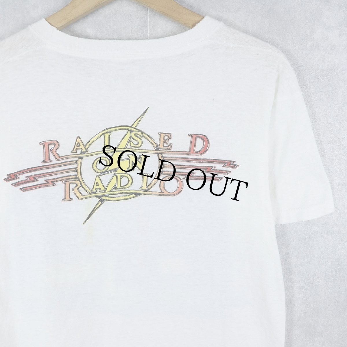 画像2: 80's JOURNEY "RAISED ON RADIO" ロックバンドプリントTシャツ (2)