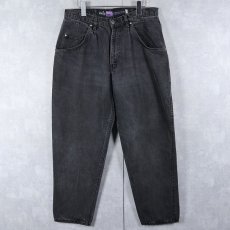 画像1: 90's Levi's SILVERTAB USA製 "BAGGY" ブラックデニムパンツ W32 (1)