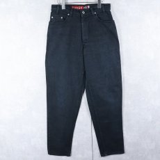 画像1: 90's Levi's SILVERTAB USA製 "LOOSE" ブラックデニムパンツ W31 (1)