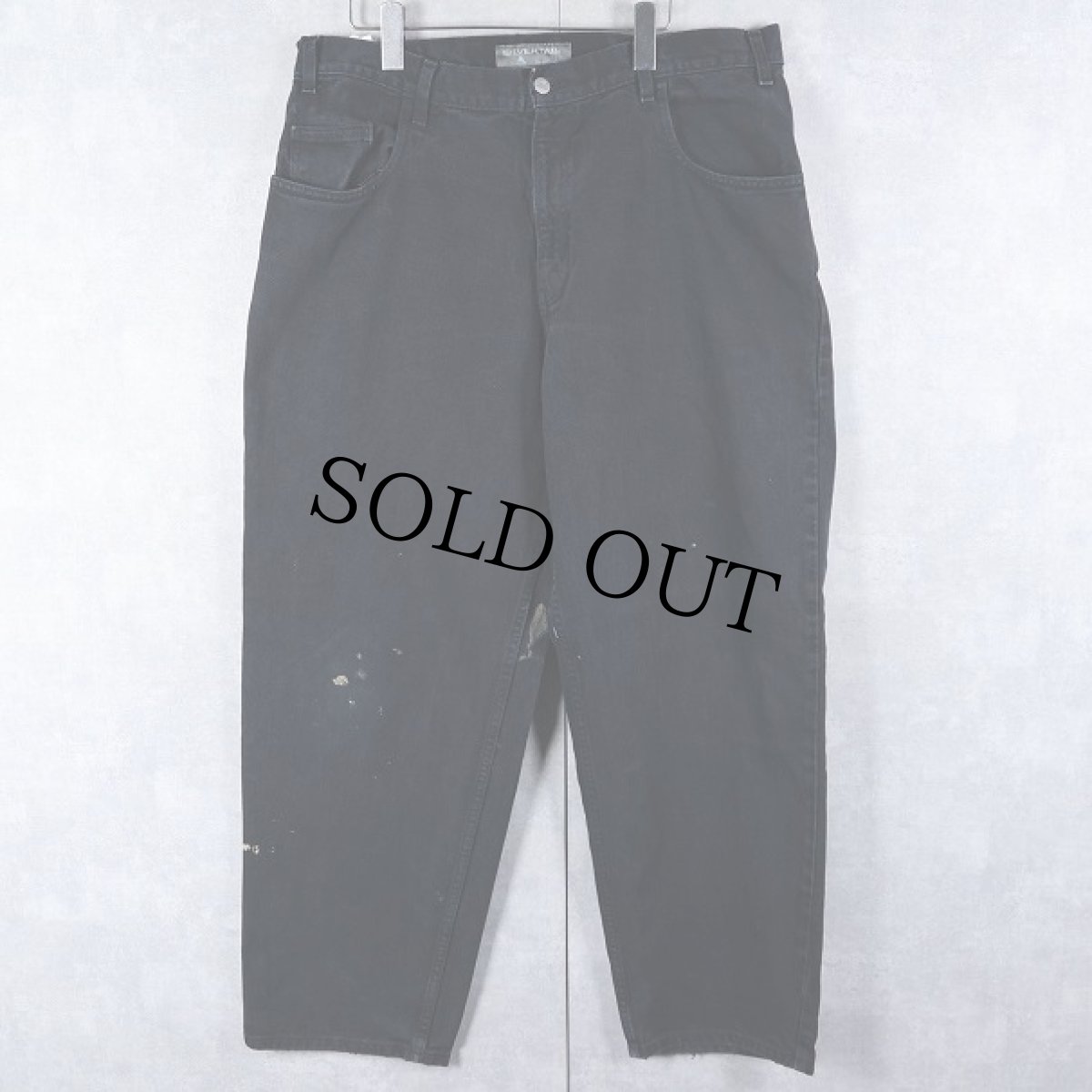 画像1: 2000's Levi's SILVERTAB "BAGGY" ブラックデニムパンツ W37 (1)