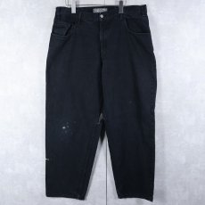 画像1: 2000's Levi's SILVERTAB "BAGGY" ブラックデニムパンツ W37 (1)