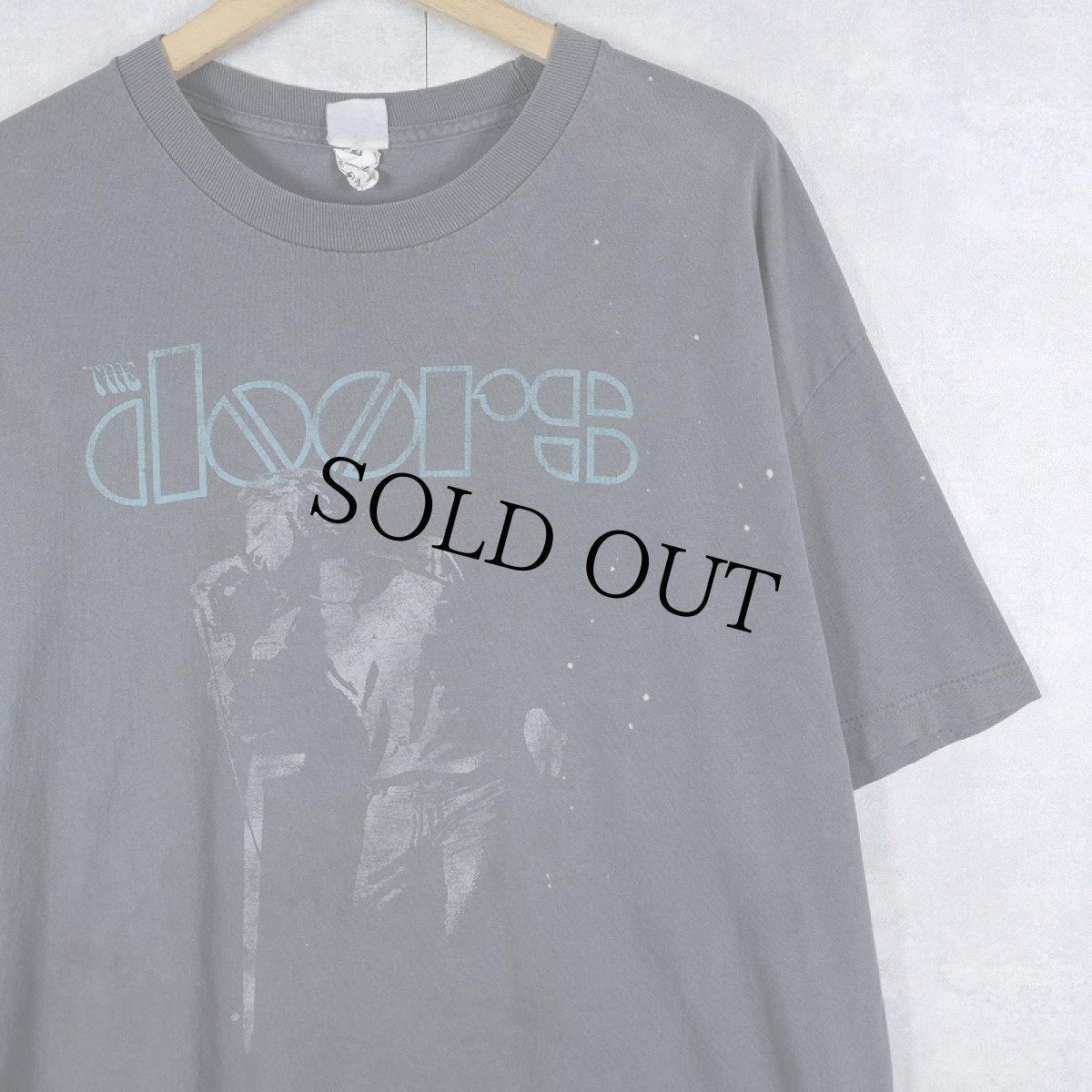 画像1: The Doors JIM MORRISON ロックバンドプリントTシャツ XL (1)