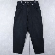 画像1: 90's Levi's SILVERTAB USA製 "BAGGY" ブラックデニムパンツ W31 (1)