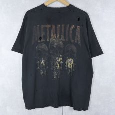 画像2: 90's METALLICA × PUSHEAD CANADA製 ヘヴィメタル・バンド プリントTシャツ BLACK XL (2)