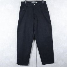画像1: 2000's Levi's SILVERTAB "BAGGY" ブラックデニムパンツ W30 (1)