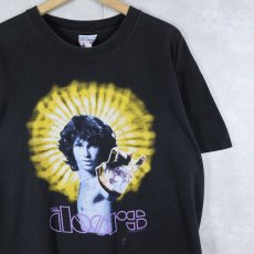 画像1: 90's The Doors JIM MORRISON USA製 ロックバンドプリントTシャツ BLACK L (1)