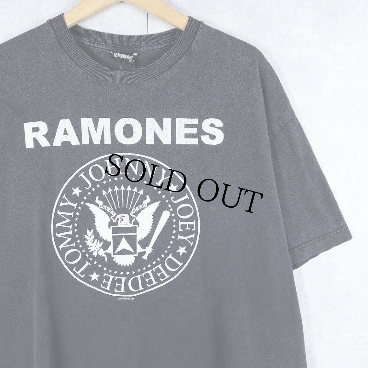 画像1: 90's RAMONES USA製 ロックバンドTシャツ BLACK XL (1)
