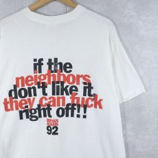 画像2: 90's BRYAN ADAMS CANADA製 "Kick it!" シンガーソングライターツアーTシャツ XL (2)