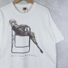 画像1: 90's William Wegman "LOLITA" アートプリントTシャツ XL (1)