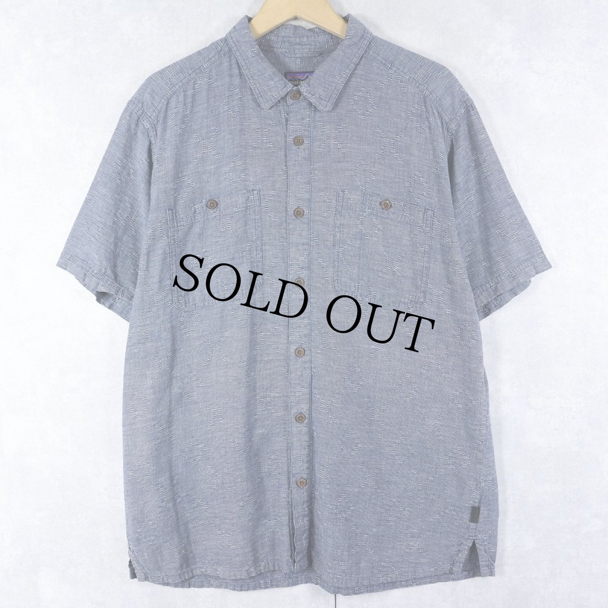 画像1: 2019SS Patagonia "HEMP×ORGANIC COTTON" シャツ L (1)