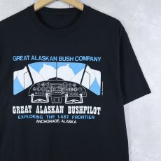 画像1: 90's〜 "Great Alaskan Bushpilot" エロプリントTシャツ BLACK (1)