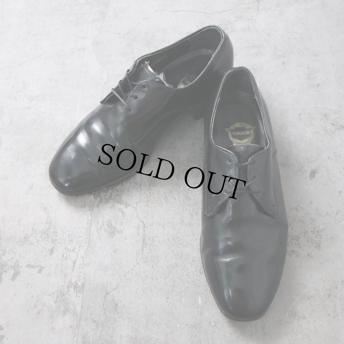 画像1: FLORSHEIM USA製 レザーシューズ 26.5cm (1)