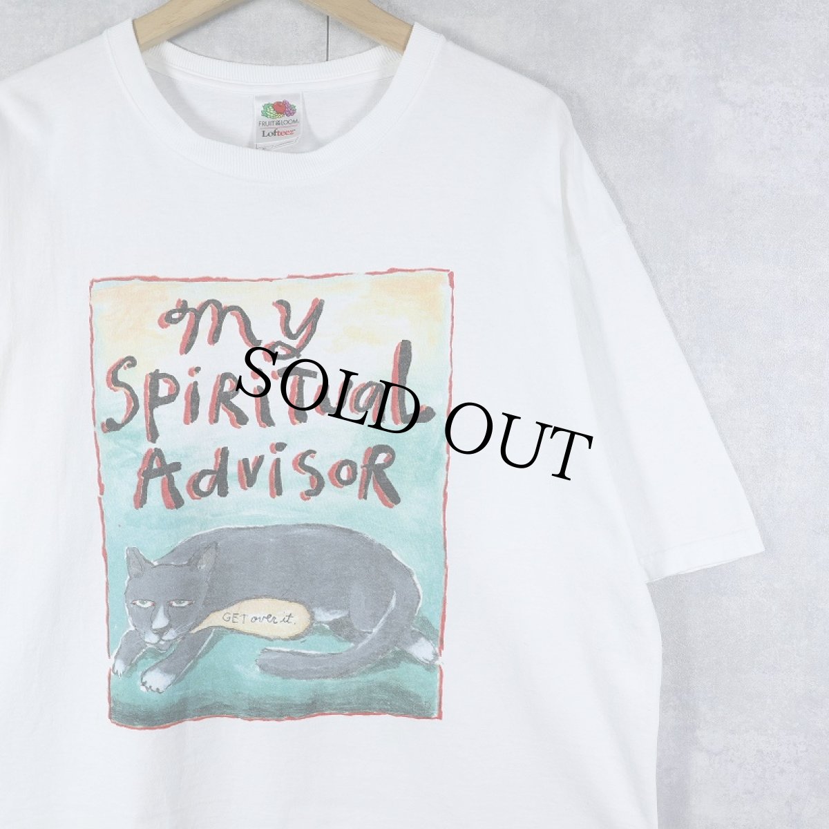 画像1: Fred Babb "My Spiritual" アートプリントTシャツ XL (1)