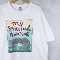 画像1: Fred Babb "My Spiritual" アートプリントTシャツ XL (1)
