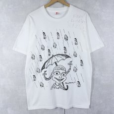 画像1: 90's Patrick McCurdy アートプリントTシャツ M (1)