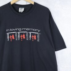 画像1: in loving memory ハードコアバンド プリントTシャツ BLACK XL (1)