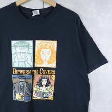 画像1: "BETWEEN THE COVERS" プリントTシャツ L (1)