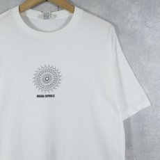 画像1: 90's BANANA REPUBLIC USA製トカゲプリントTシャツ M (1)