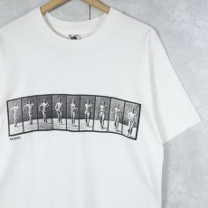 画像1: 90's EADWEARD MUYBRIDGE USA製 "THE HUMAN FIGURE IN MOTION" アートプリントTシャツ M (1)