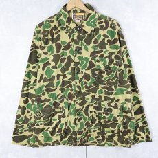 画像1: 80's OUTDOOR SPORTSWEAR ダックハンターカモ柄 コットンカバーオール S (1)
