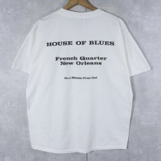 画像2: 90〜2000's THE BLUES BROTHERS "House of Blues" コメディ映画プリントTシャツ L (2)