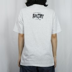 画像4: 90's Peter Bagge USA製 "HATE" コミックアートプリントTシャツ L (4)