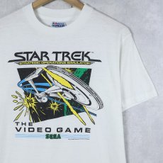画像1: 80's USA製 "STAR TREK STRATEGIC OPERATIONS SIMULATOR" アーケードゲームプリントTシャツ M (1)