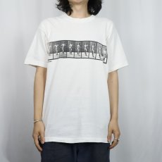 画像3: 90's EADWEARD MUYBRIDGE USA製 "THE HUMAN FIGURE IN MOTION" アートプリントTシャツ M (3)