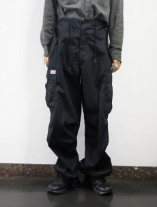 画像2: UFO M-65TYPE イージーカーゴパンツ BLACK XS (2)