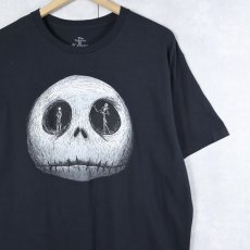 画像1: The Nightmare Before Christmas キャラクタープリントTシャツ BLACK L (1)