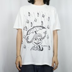画像2: 90's Patrick McCurdy アートプリントTシャツ M (2)