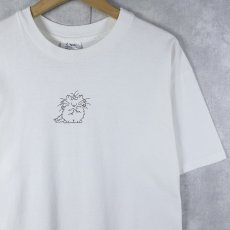 画像1: 90's Sandra Boynton USA製 イラストプリントTシャツ L (1)