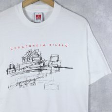 画像1: GUGGENHEIM MUSEUM BILBAO 美術館プリントTシャツ L (1)