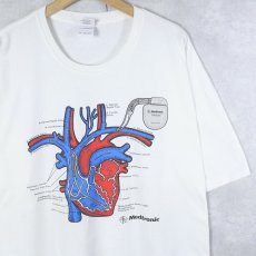 画像1: 臓器プリントTシャツ 2XL (1)