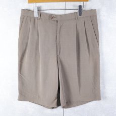画像3: Greg Peters 2タック レーヨン×ポリエステルスラックス W36 (3)