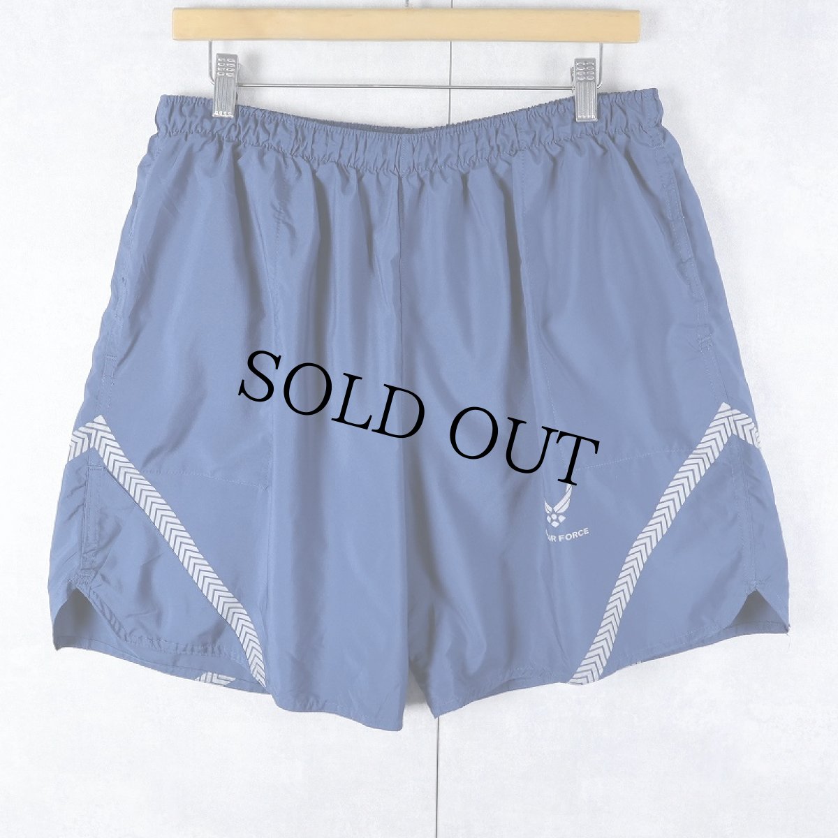 画像1: U.S.AIR FORCEトレーニングショーツ LARGE (1)