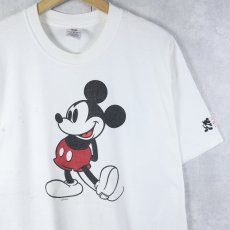 画像1: Disney MICKEY MOUSE キャラクタープリントTシャツ XL (1)