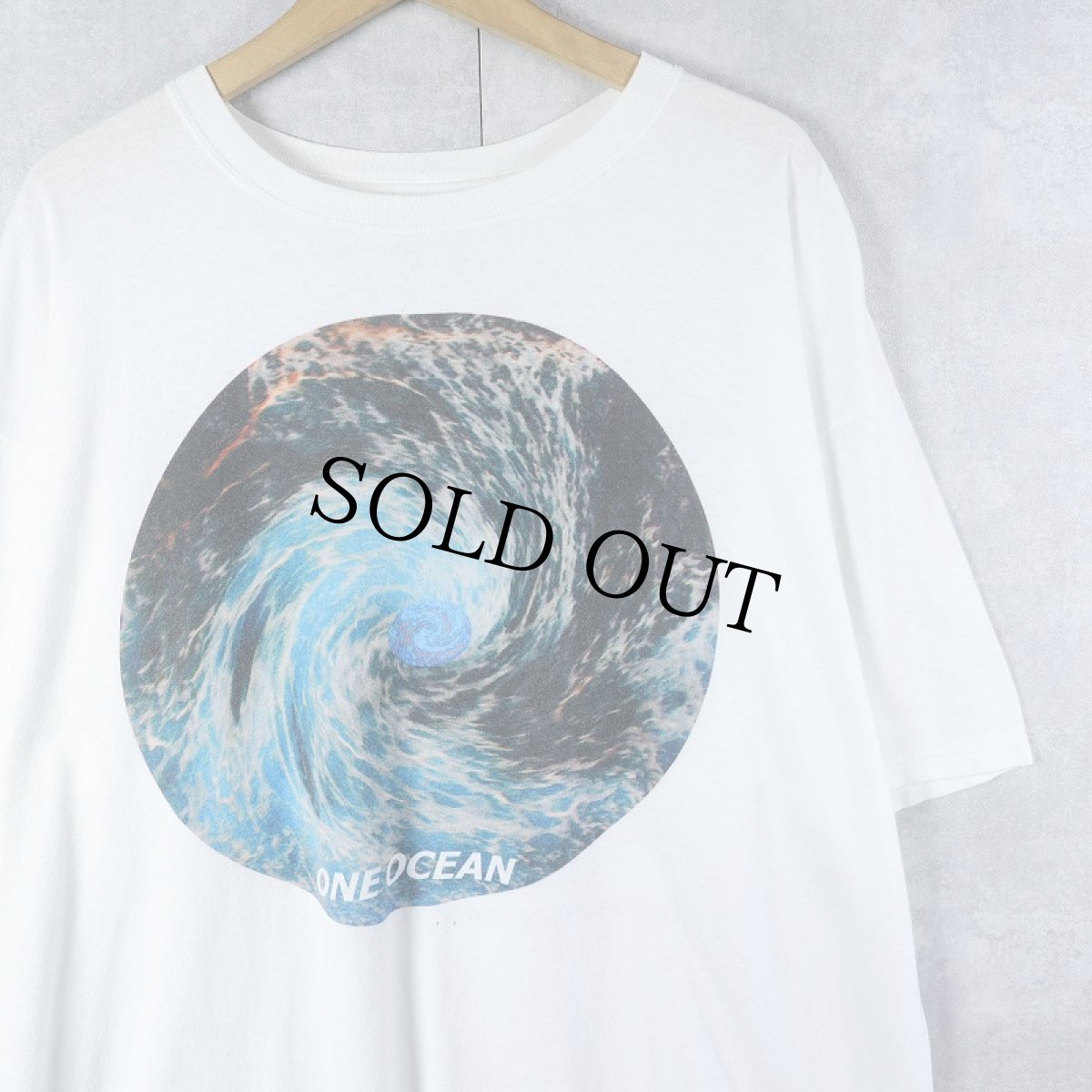 画像1: Waterphone "ONE OCEAN" 打楽器プリントTシャツ 2X (1)