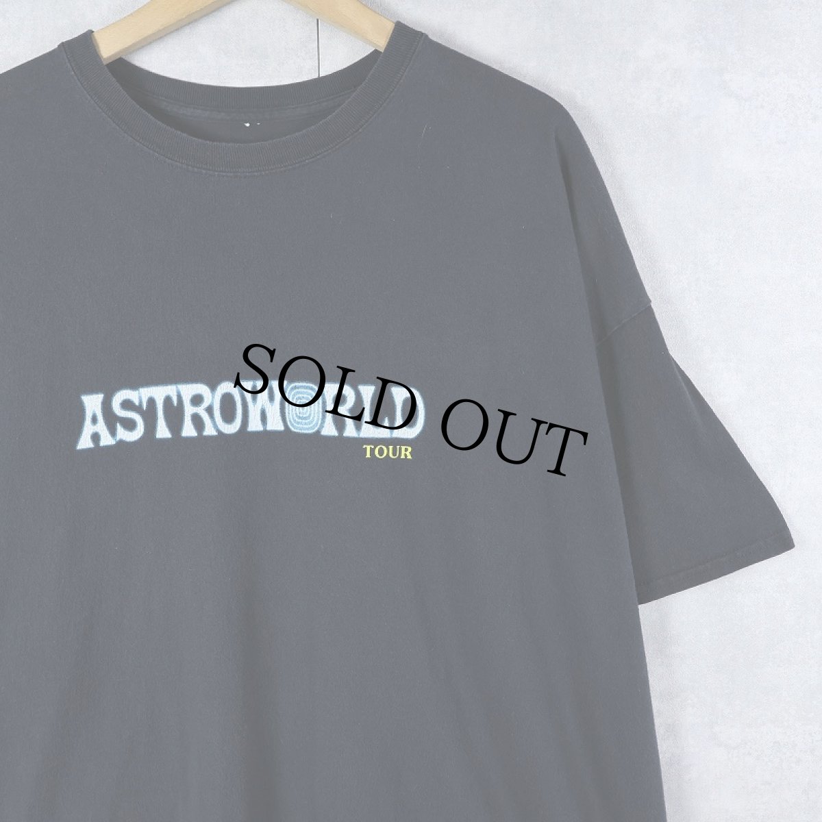 画像2: Travis Scott "Astroworld Tour" ラッパーツアープリントTシャツ BLACK XL (2)
