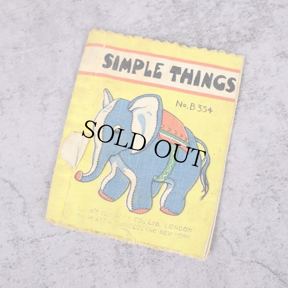 画像1: 40's〜 Dean's Rag Book "SIMPLE THINGS" 絵本 (1)