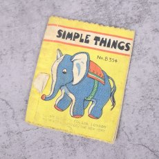 画像1: 40's〜 Dean's Rag Book "SIMPLE THINGS" 絵本 (1)