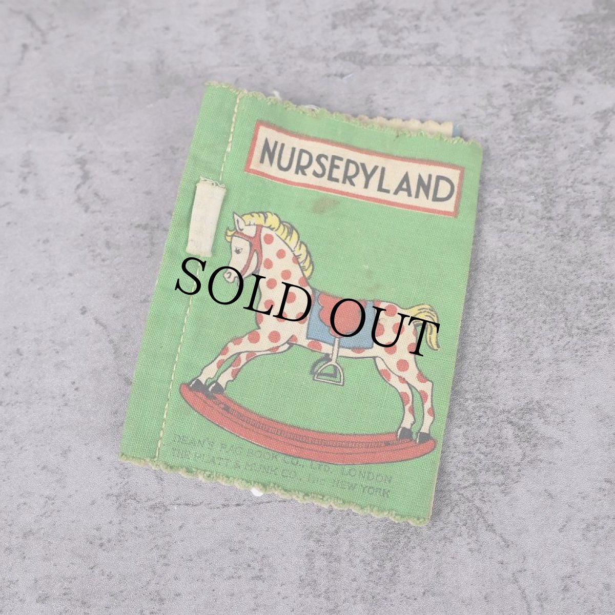 画像1: 40's〜 Dean's Rag Book "NURSERYLAND" 絵本 (1)