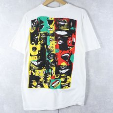 画像1: 80's FRANCOPHONIE 国際会議 イラストプリントTシャツ  (1)