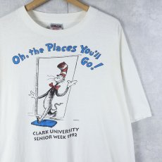 画像1: 90's Dr.Seuss THE CAT IN THE HAT USA製 キャラクタープリントTシャツ XL (1)