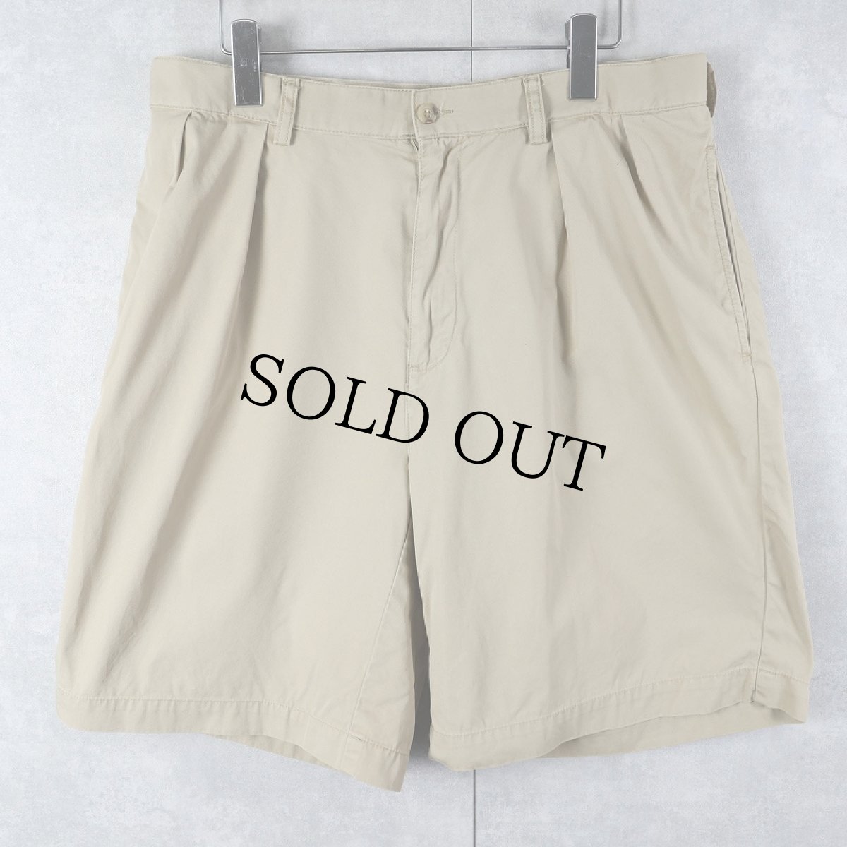 画像1: POLO Ralph Lauren "TYLER SHORT" 2タック チノショーツ W35 (1)