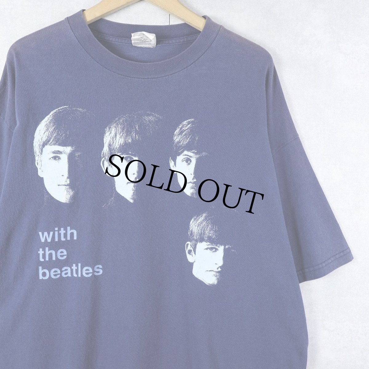画像1: 90's THE BEATLES USA製 ロックバンドプリントTシャツ XL (1)