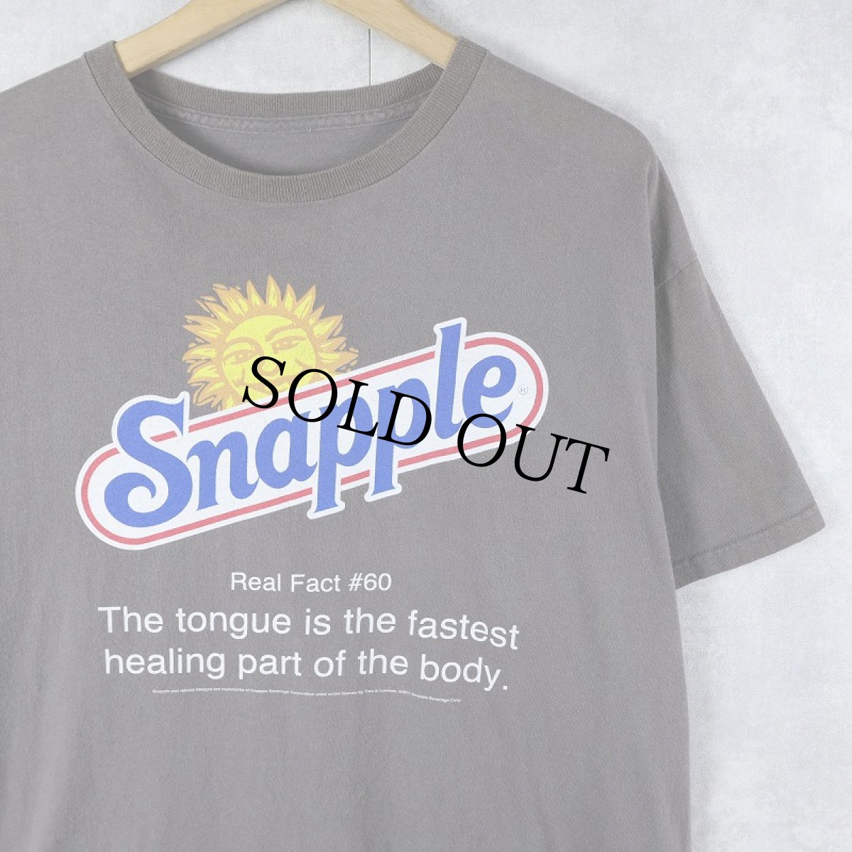 画像1: Snapple 飲料ブランド ロゴプリントTシャツ (1)