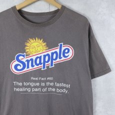 画像1: Snapple 飲料ブランド ロゴプリントTシャツ (1)