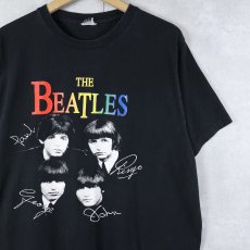画像1: 2000's〜 THE BEATLES ロックバンドプリントTシャツ BLACK (1)